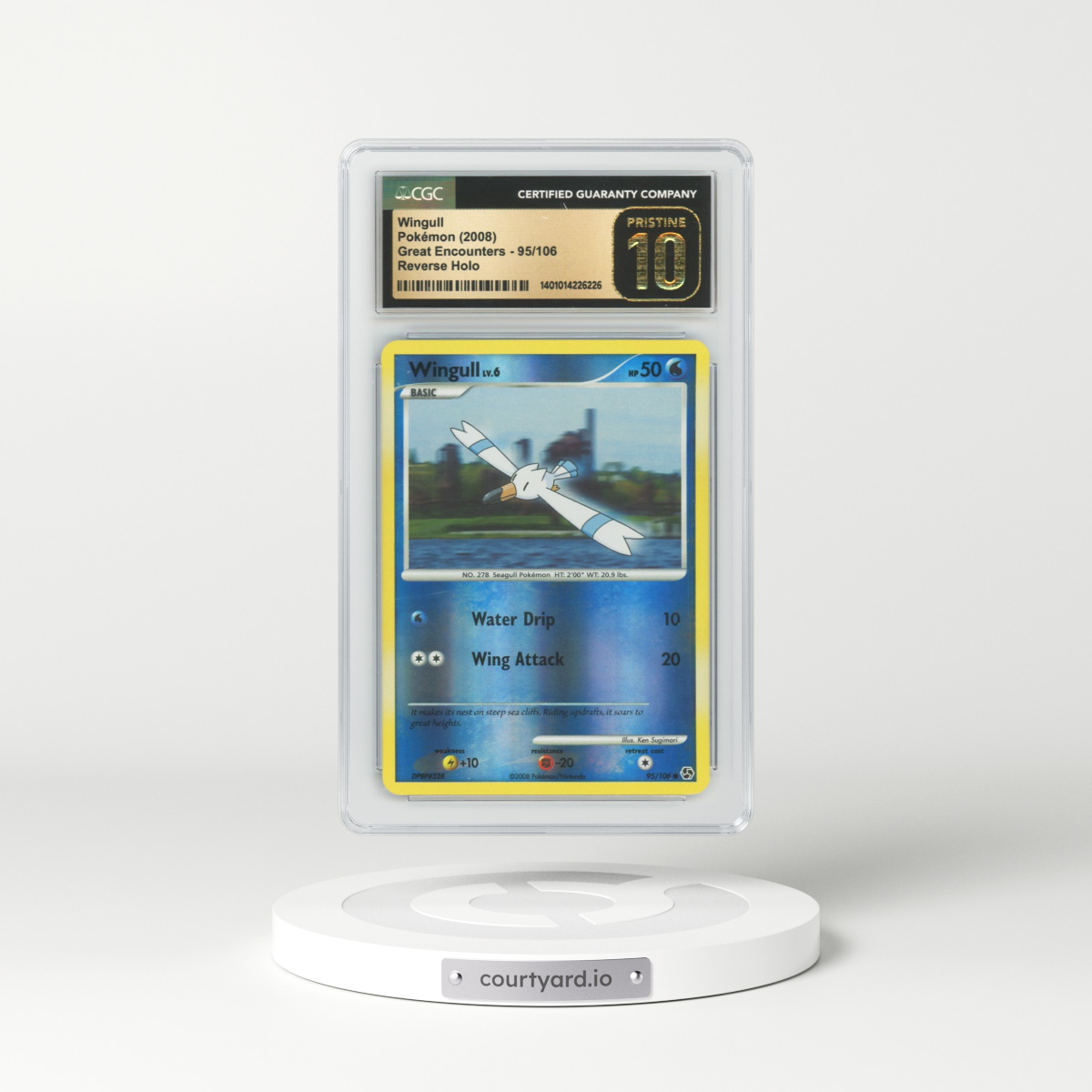 2008 Great Encounters #95 Wingull - Holo (CGC 10 PRISTINE)