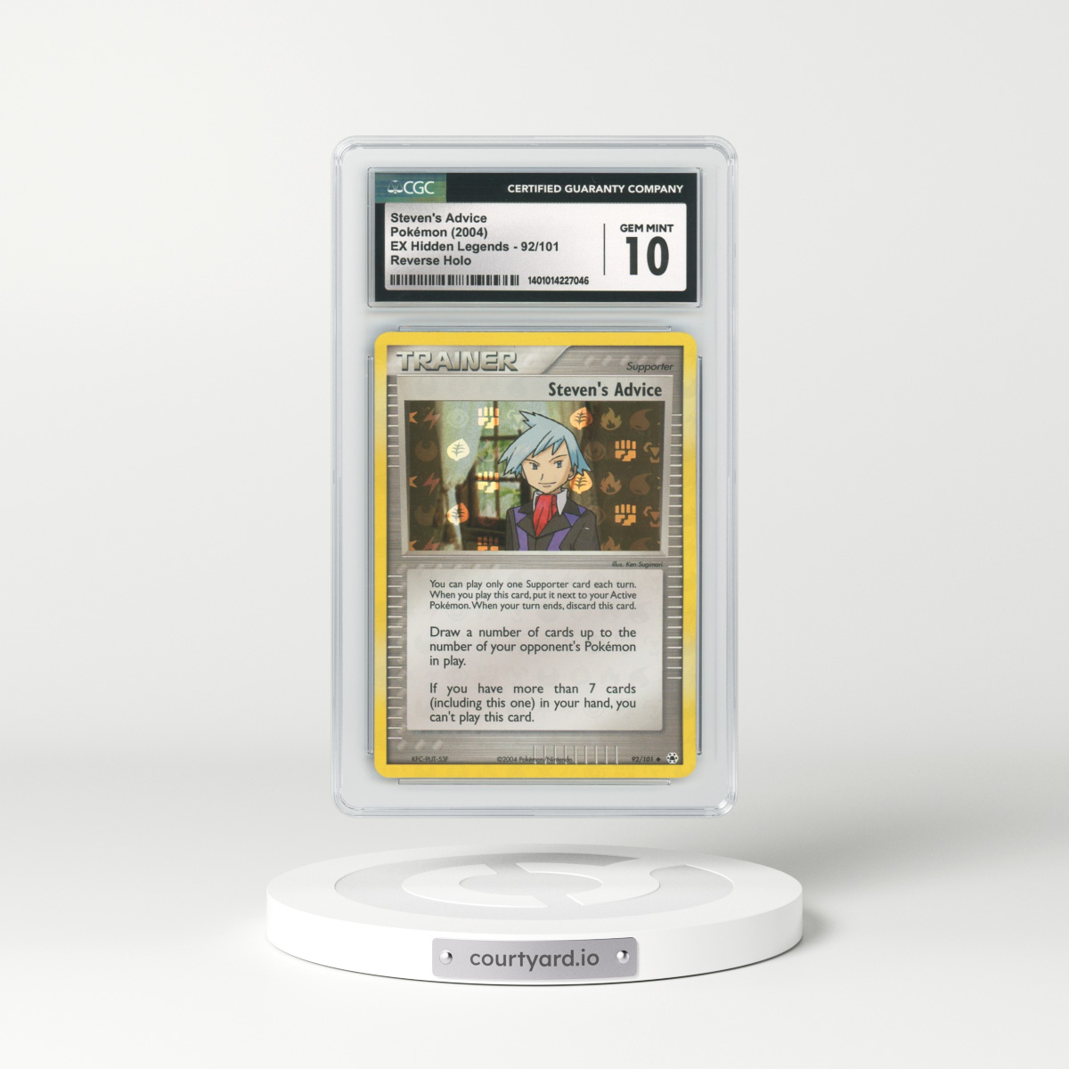 2004 EX Hidden Legends #92 Steven's Advice - Holo (CGC 10 GEM MINT)