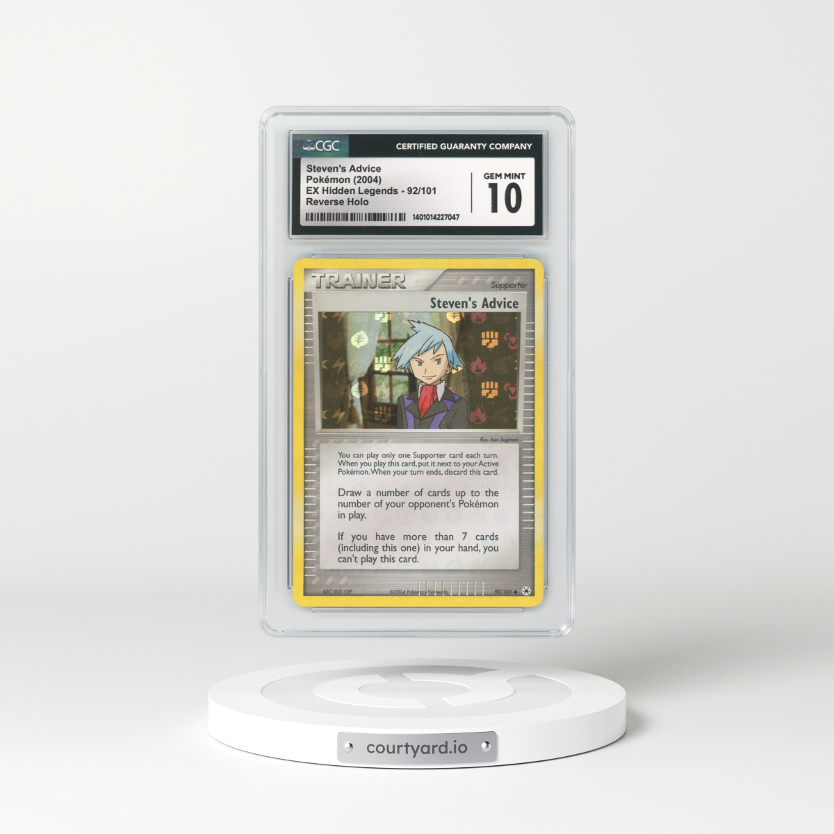 2004 EX Hidden Legends #92 Steven's Advice - Holo (CGC 10 GEM MINT)