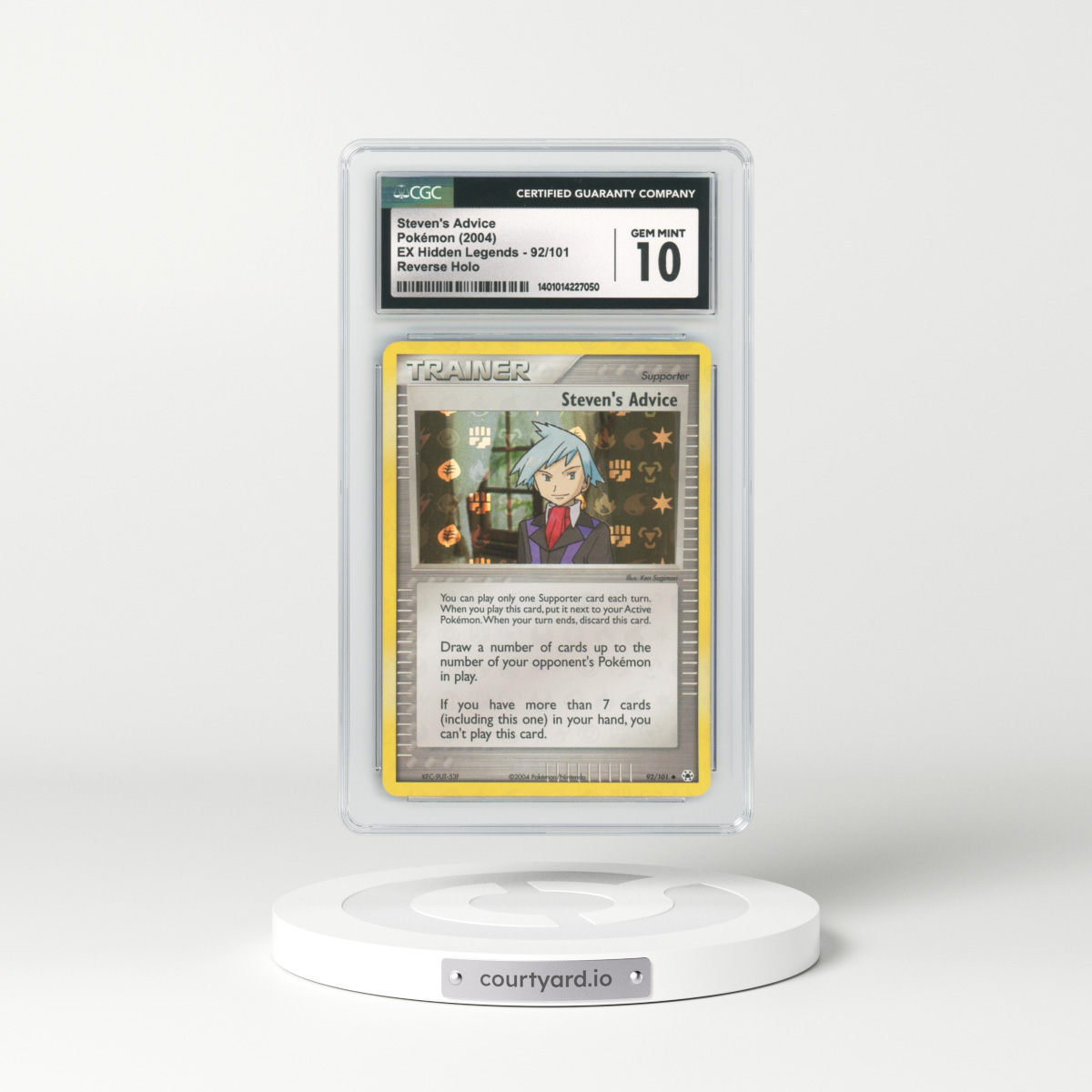 2004 EX Hidden Legends #92 Steven's Advice - Holo (CGC 10 GEM MINT)