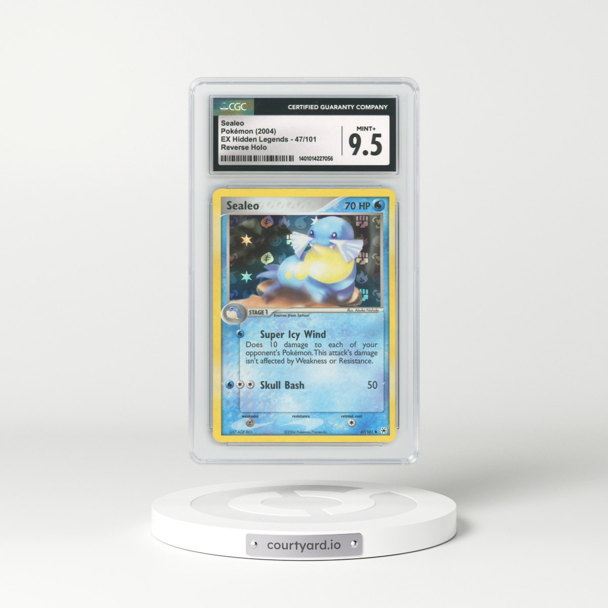 2004 EX Hidden Legends #47 Sealeo - Holo (CGC 9.5 MINT+)