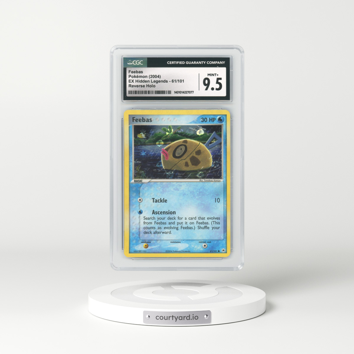 2004 EX Hidden Legends #61 Feebas (CGC 9.5 MINT+)