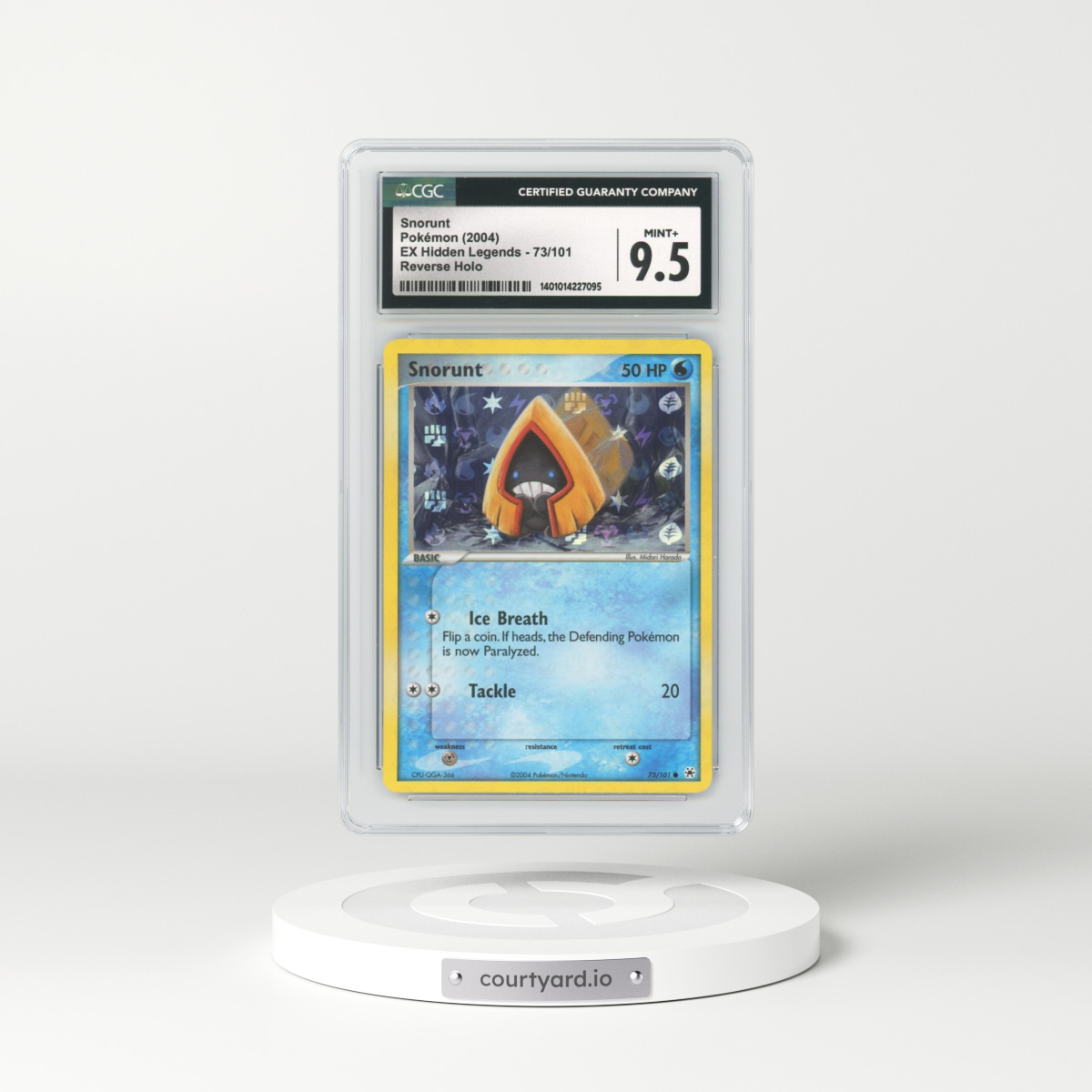 2004 EX Hidden Legends #73 Snorunt - Holo (CGC 9.5 MINT+)