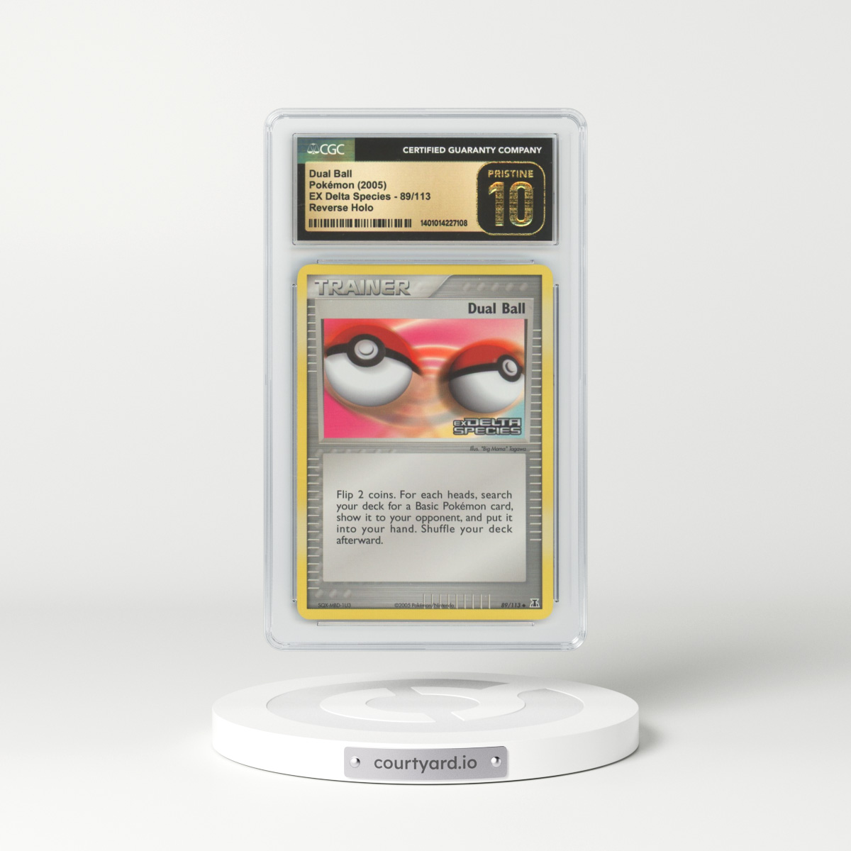 2005 EX Delta Species #89 Dual Ball - Holo (CGC 10 PRISTINE)