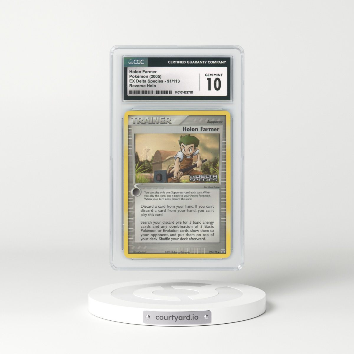 2005 EX Delta Species #91 Holon Farmer - Holo (CGC 10 GEM MINT)