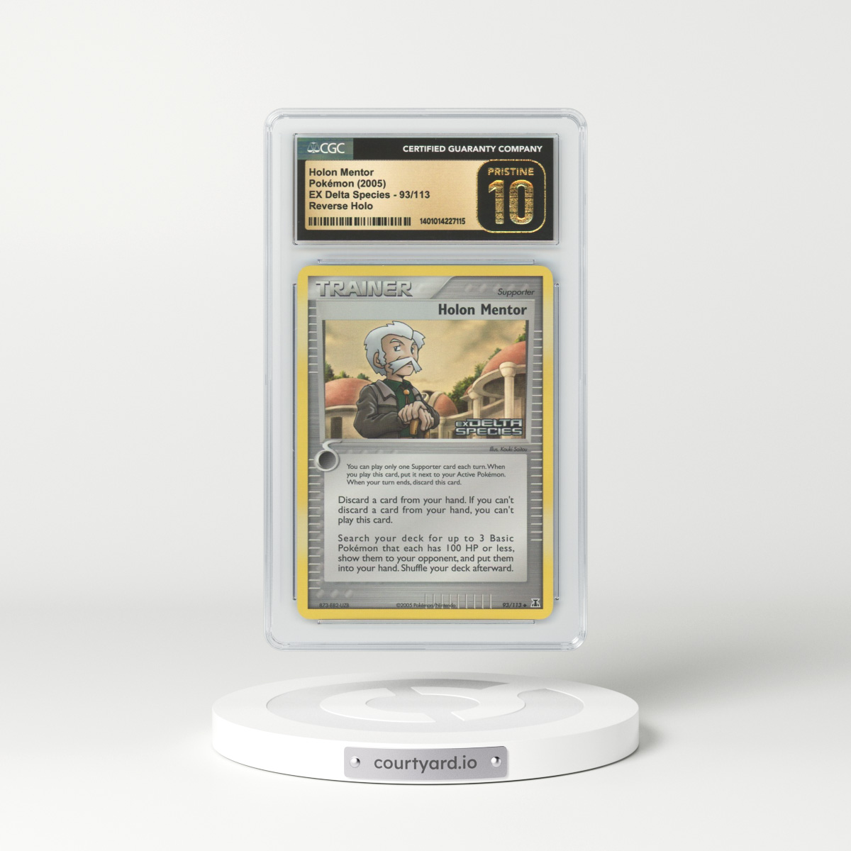 2005 EX Delta Species #93 Holon Mentor - Holo (CGC 10 PRISTINE)