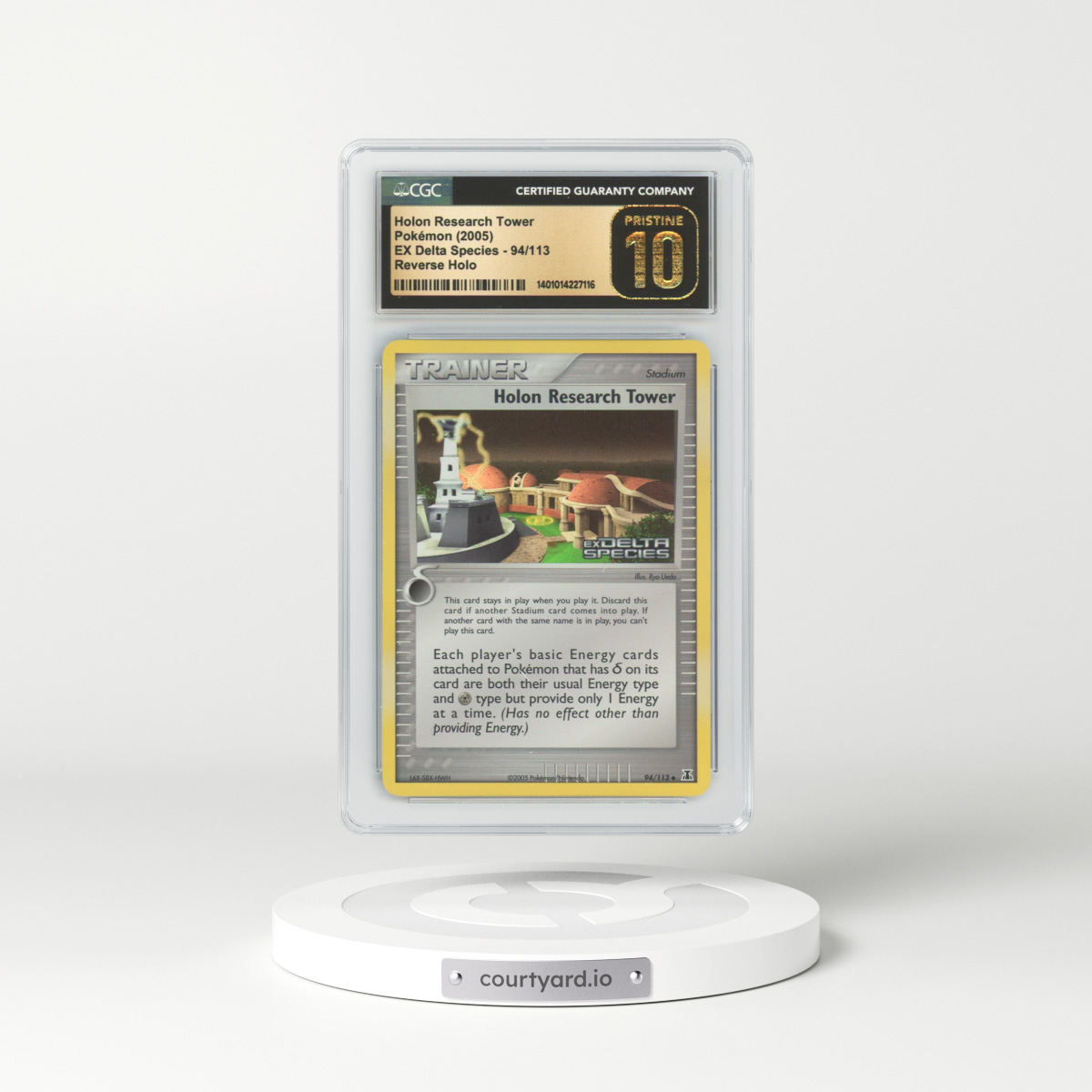 2005 EX Delta Species #94 Holon Research Tower - Holo (CGC 10 PRISTINE)