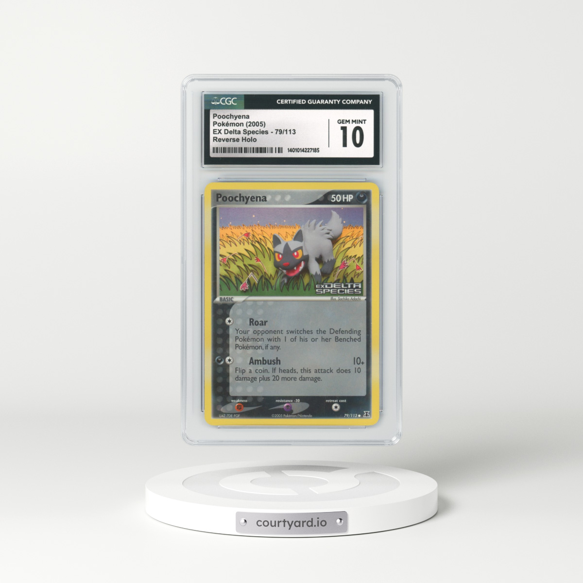 2005 EX Delta Species #79 Poochyena - Holo (CGC 10 GEM MINT)