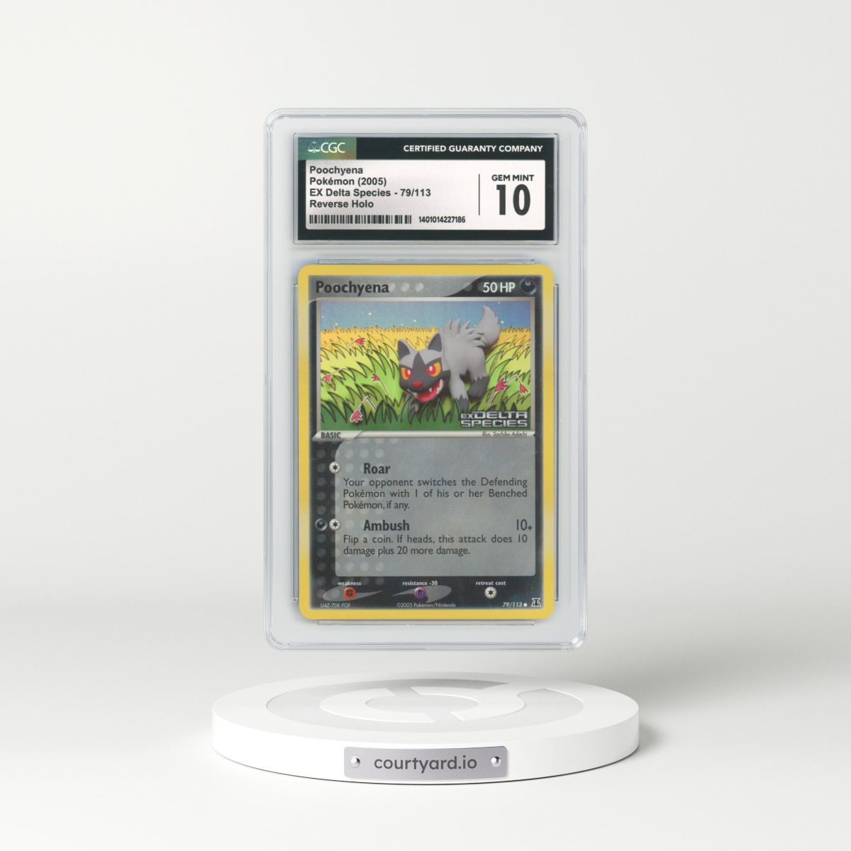 2005 EX Delta Species #79 Poochyena - Holo (CGC 10 GEM MINT)