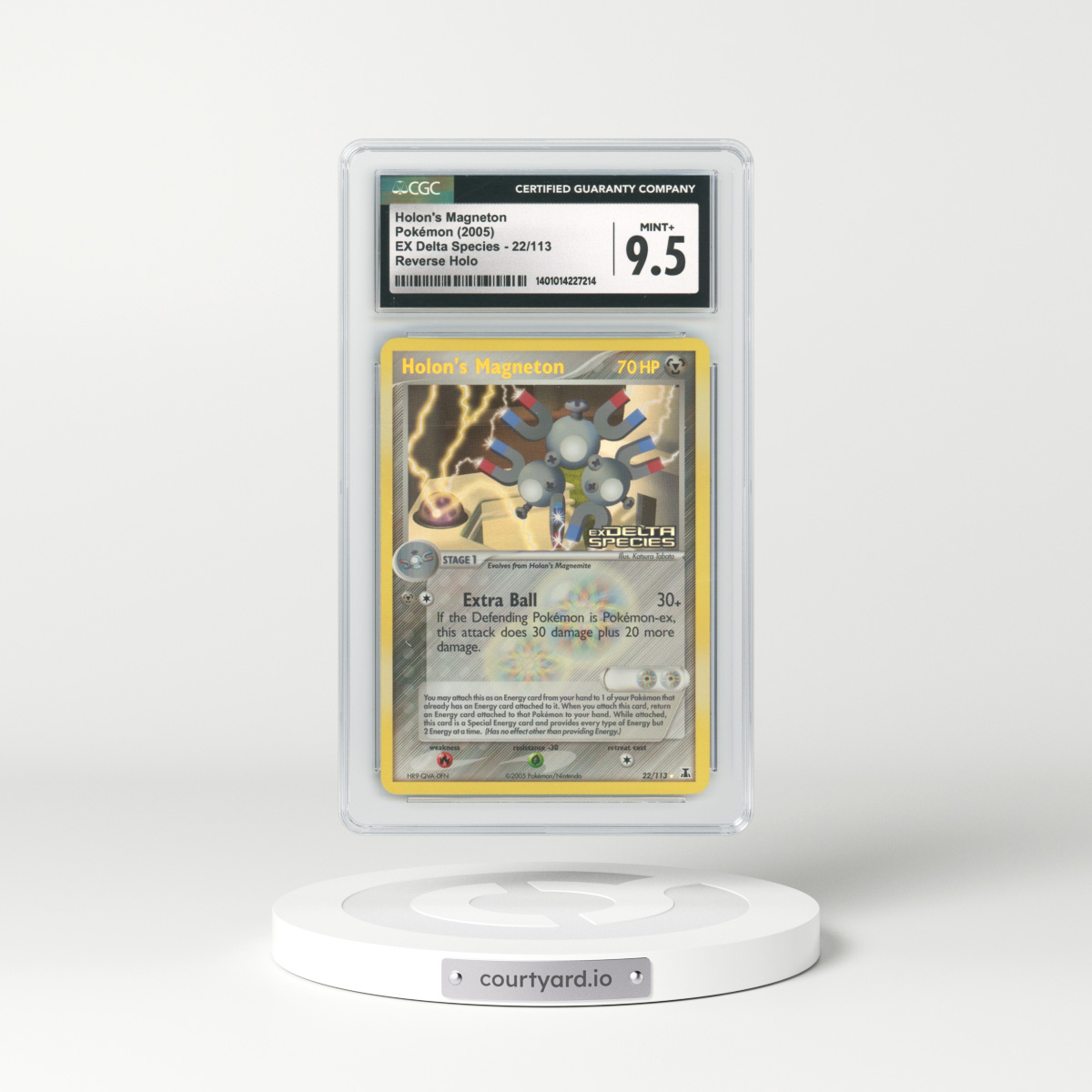 2005 EX Delta Species #22 Holon's Magneton - Holo (CGC 9.5 MINT+)