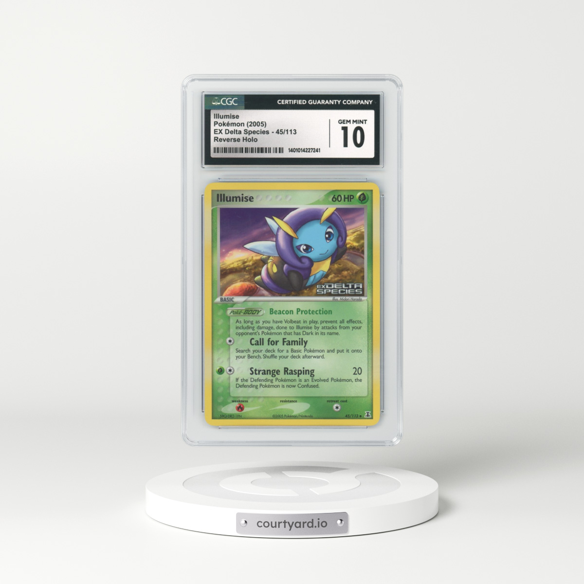 2005 EX Delta Species #45 Illumise - Holo (CGC 10 GEM MINT)