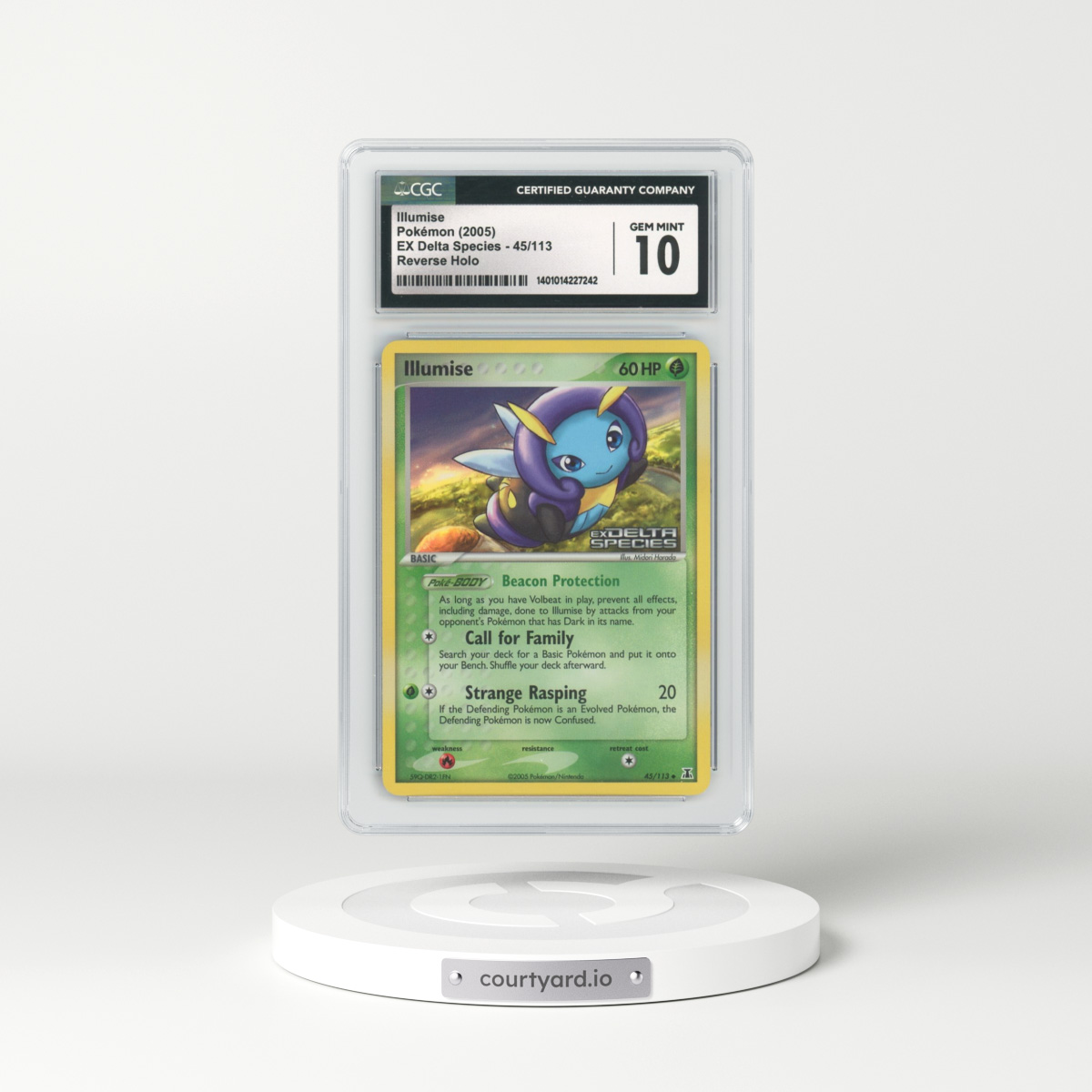 2005 EX Delta Species #45 Illumise - Holo (CGC 10 GEM MINT)