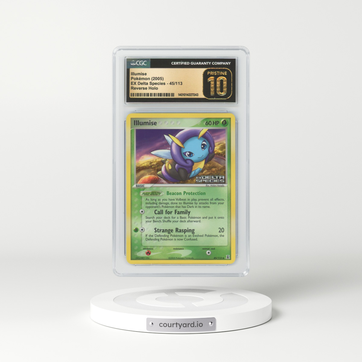 2005 EX Delta Species #45 Illumise - Holo (CGC 10 PRISTINE)