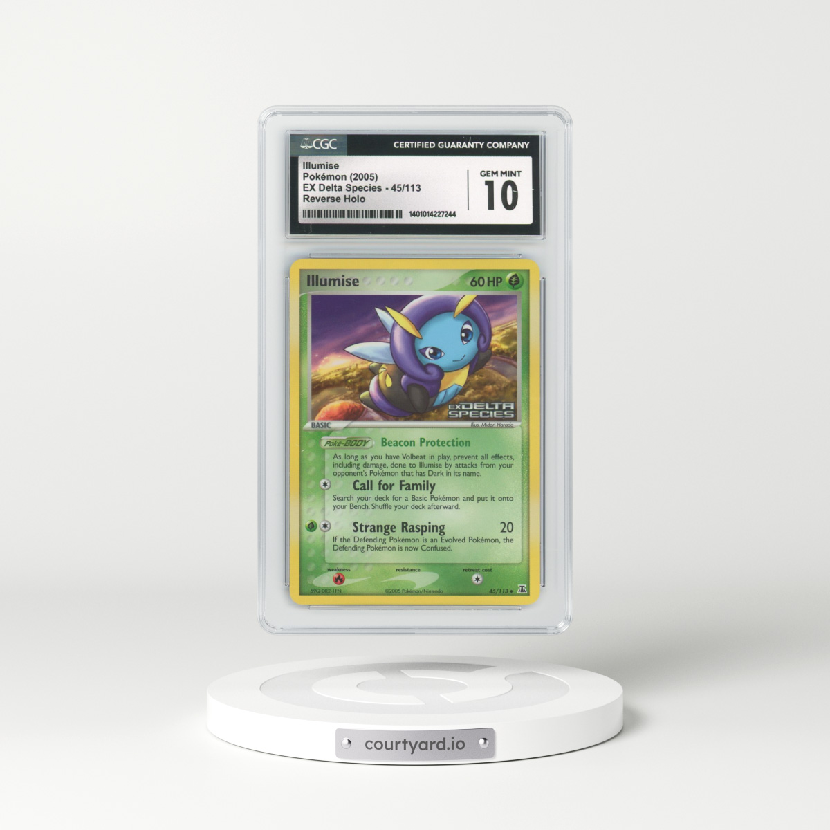 2005 EX Delta Species #45 Illumise - Holo (CGC 10 GEM MINT)