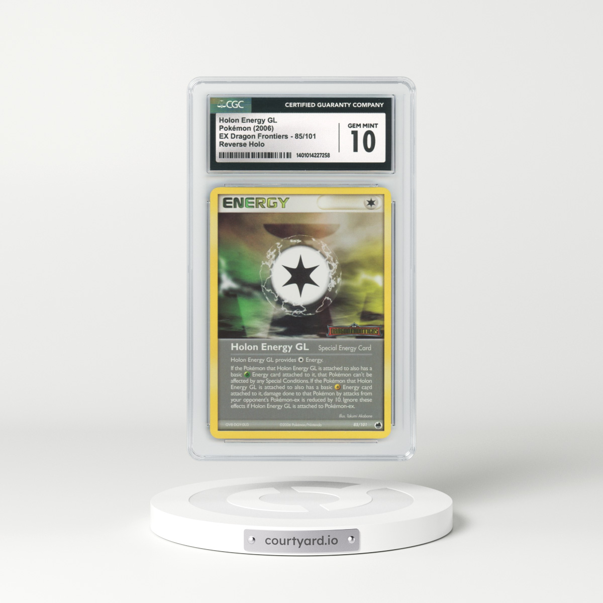 2006 EX Dragon Frontiers #85 Holon Energy GL - Holo (CGC 10 GEM MINT)