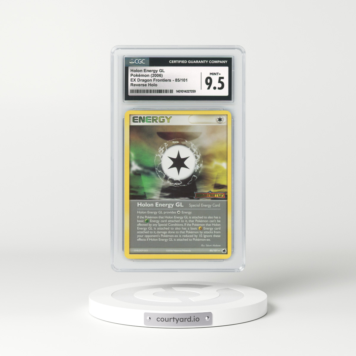 2006 EX Dragon Frontiers #85 Holon Energy GL - Holo (CGC 9.5 MINT+)