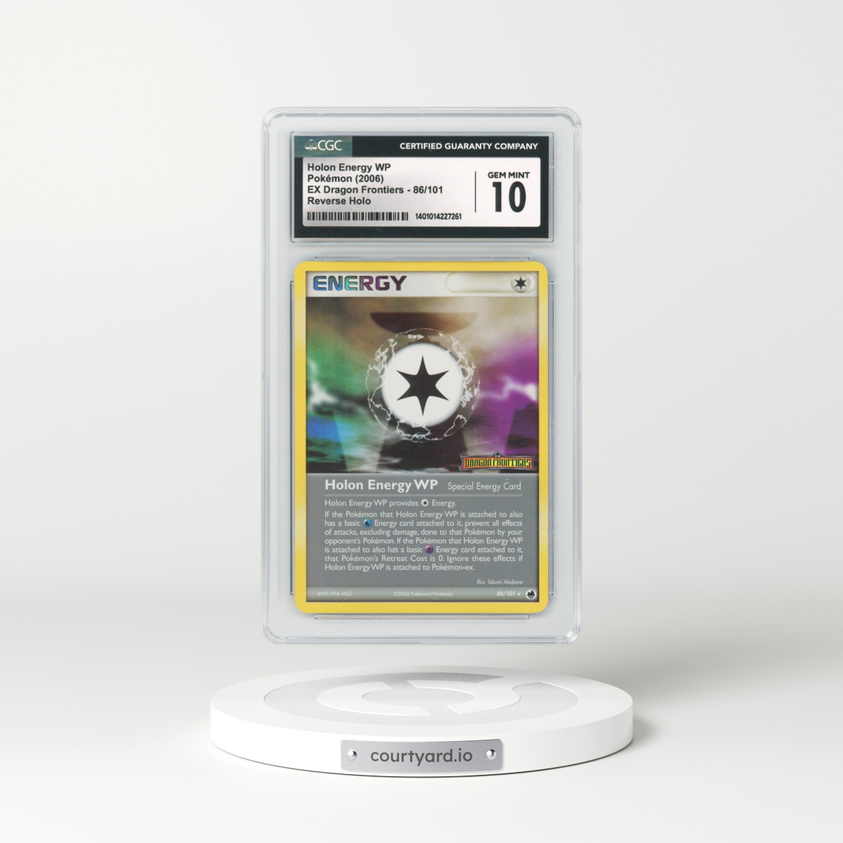 2006 EX Dragon Frontiers #86 Holon Energy WP - Holo (CGC 10 GEM MINT)