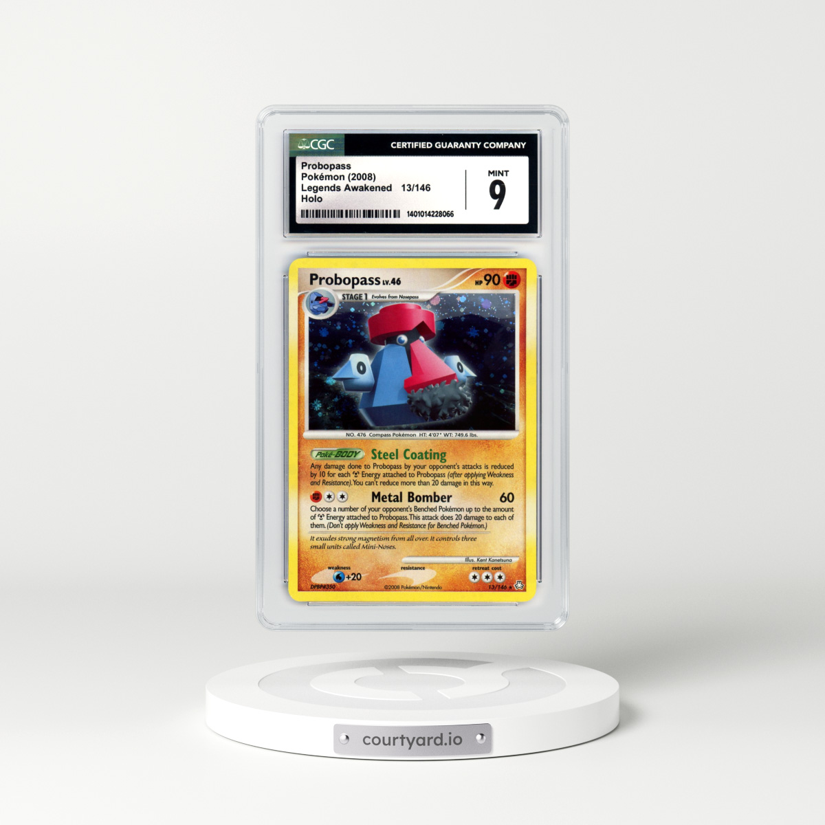 2008 Legends Awakened #13 Probopass - Holo (CGC 9 MINT)