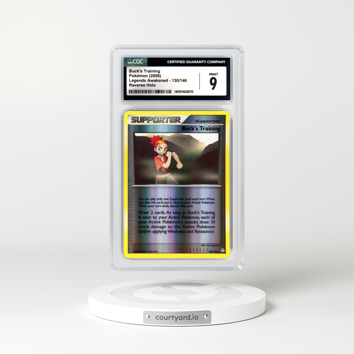 2008 Legends Awakened #130 Buck's Training - Holo (CGC 9 MINT)