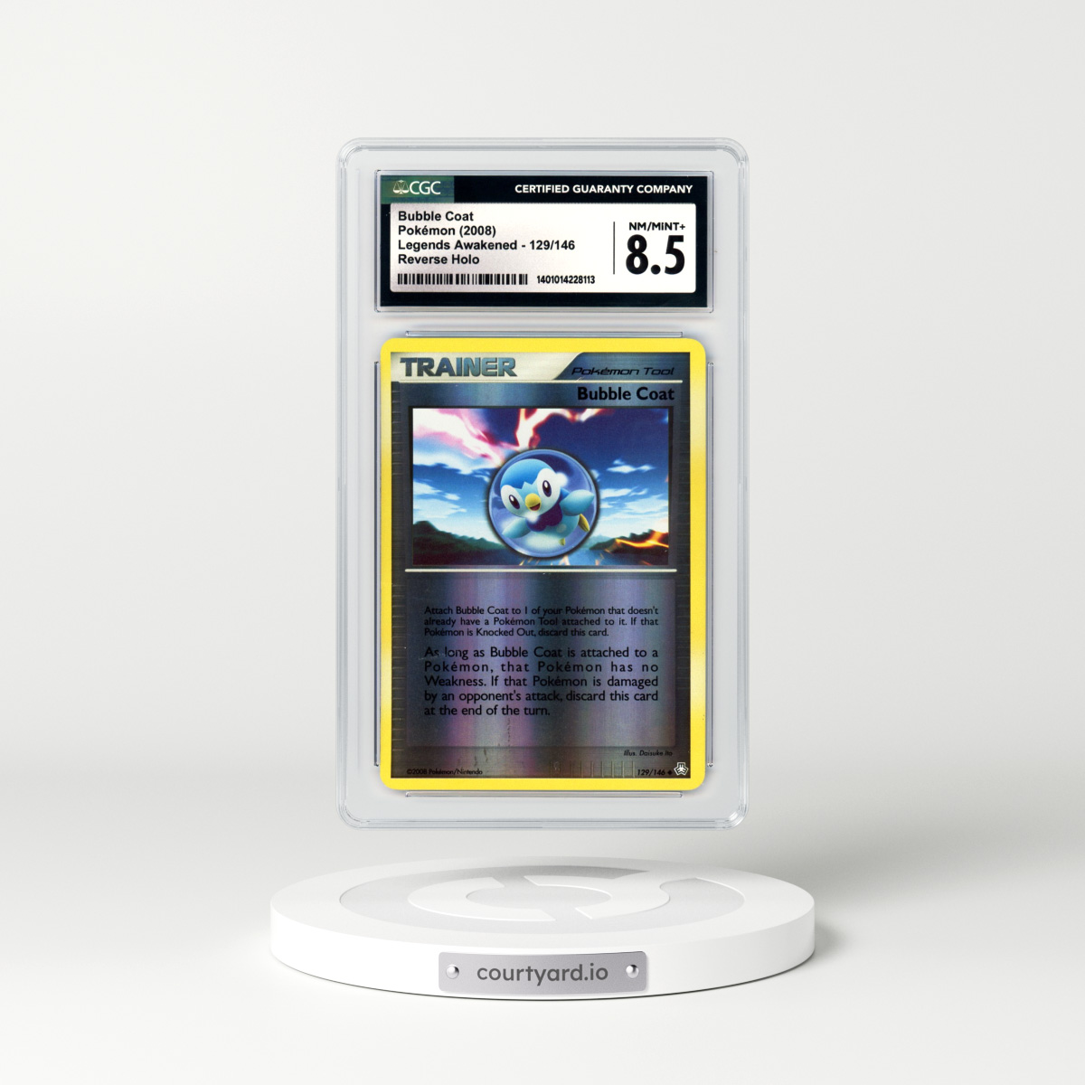 2008 Legends Awakened #129 Bubble Coat - Holo (CGC 8.5 NM-MT+)