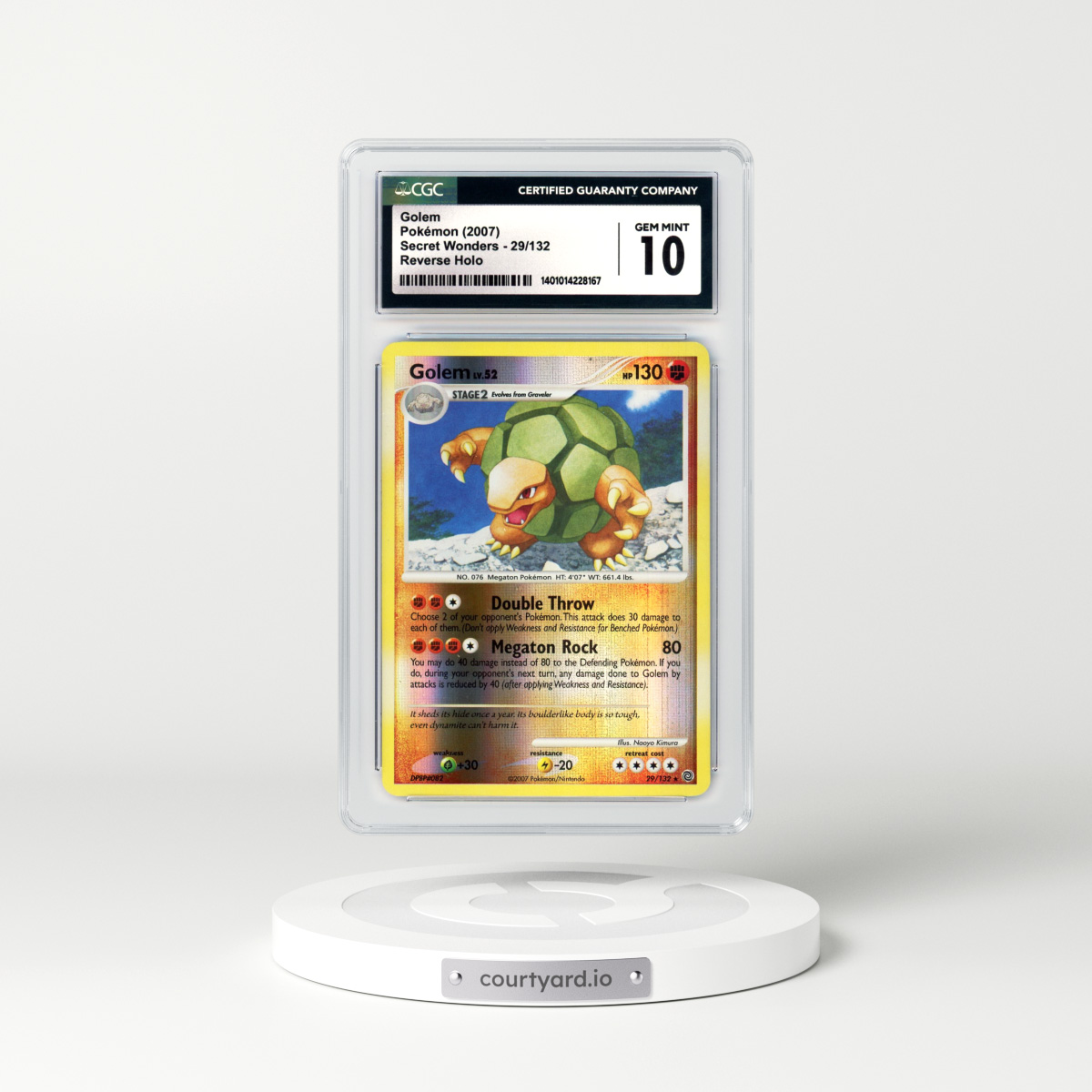 2007 Secret Wonders #29 Golem - Holo (CGC 10 GEM MINT)