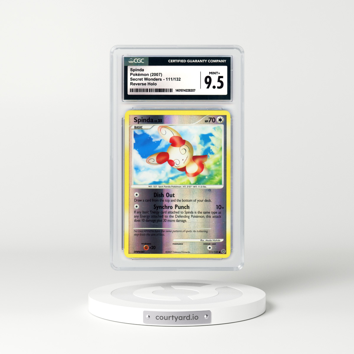 2007 Secret Wonders #111 Spinda - Holo (CGC 9.5 MINT+)