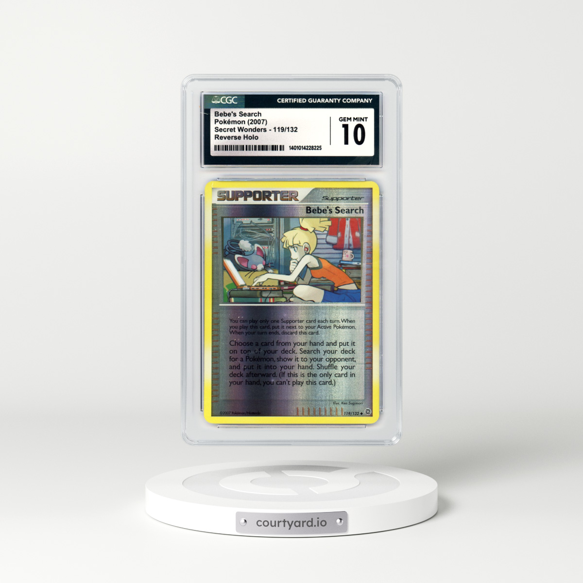 2007 Secret Wonders #119 Bebe's Search - Holo (CGC 10 GEM MINT)