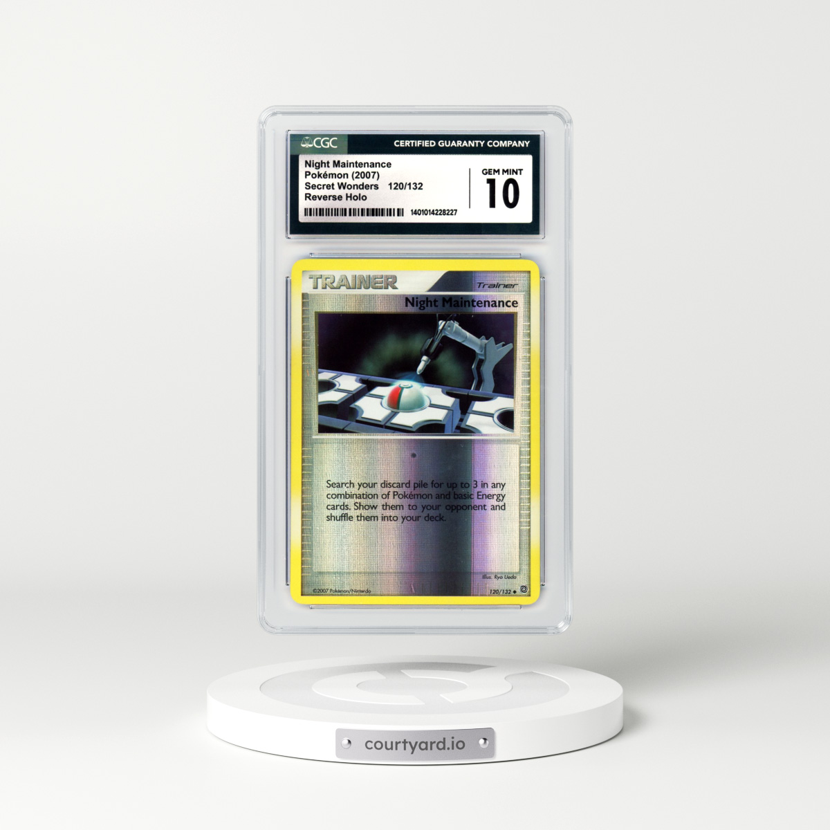 2007 Secret Wonders #120 Night Maintenance - Holo (CGC 10 GEM MINT)