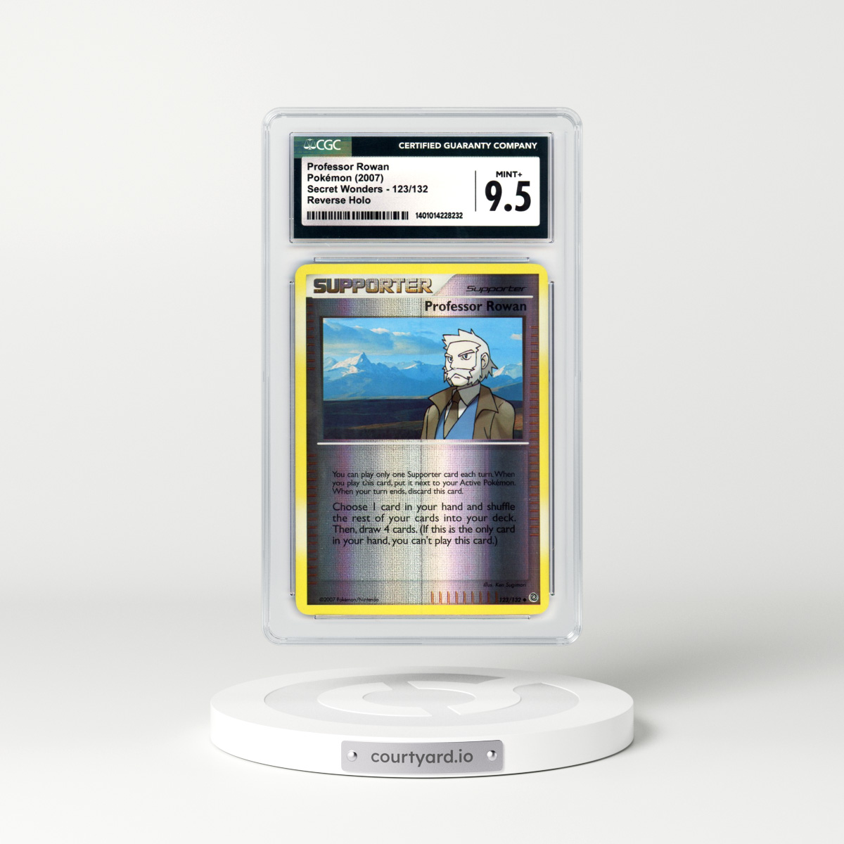 2007 Secret Wonders #123 Professor Rowan - Holo (CGC 9.5 MINT+)