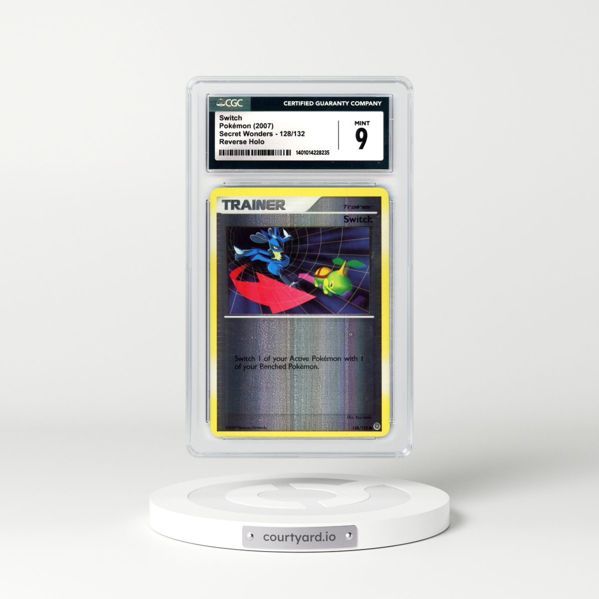 2007 Secret Wonders #128 Switch - Holo (CGC 9 MINT)