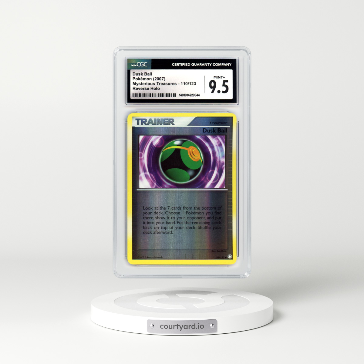 2007 Mysterious Treasures #110 Dusk Ball - Holo (CGC 9.5 MINT+)