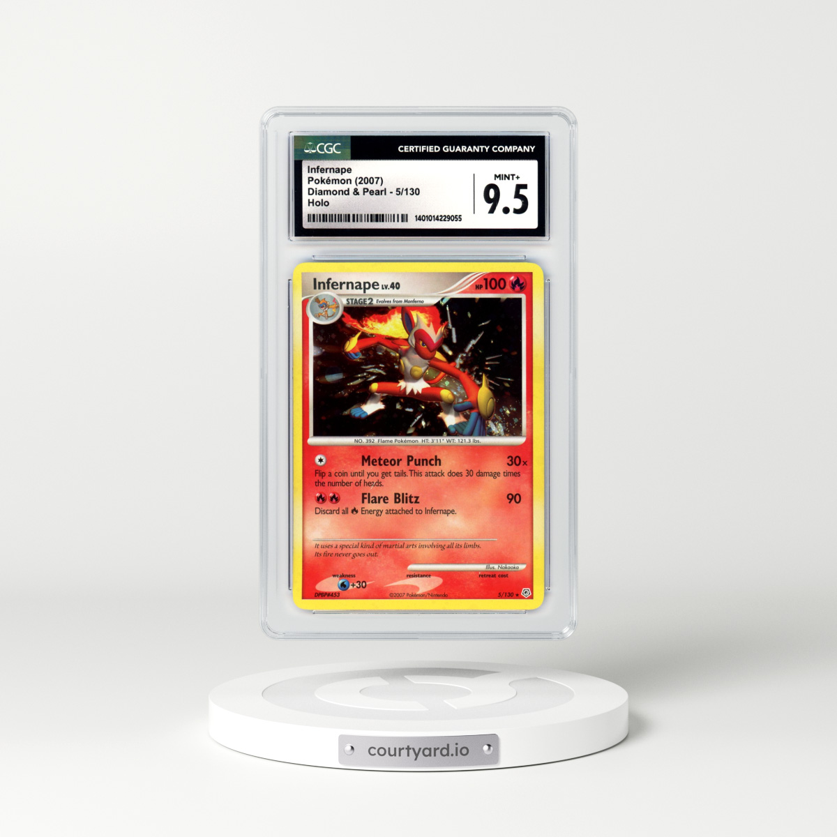 2007 Diamond & Pearl #5 Infernape - Holo (CGC 9.5 MINT+)