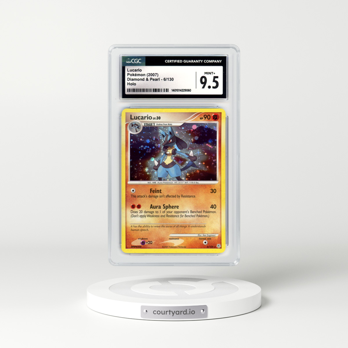 2007 Diamond & Pearl #6 Lucario - Holo (CGC 9.5 MINT+)