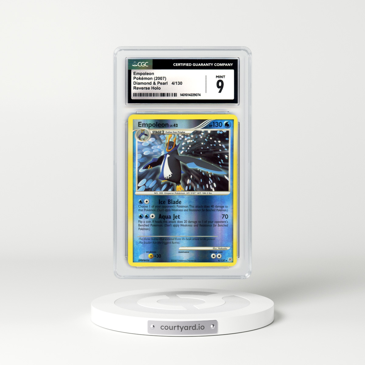 2007 Diamond & Pearl #4 Empoleon - Holo (CGC 9 MINT)