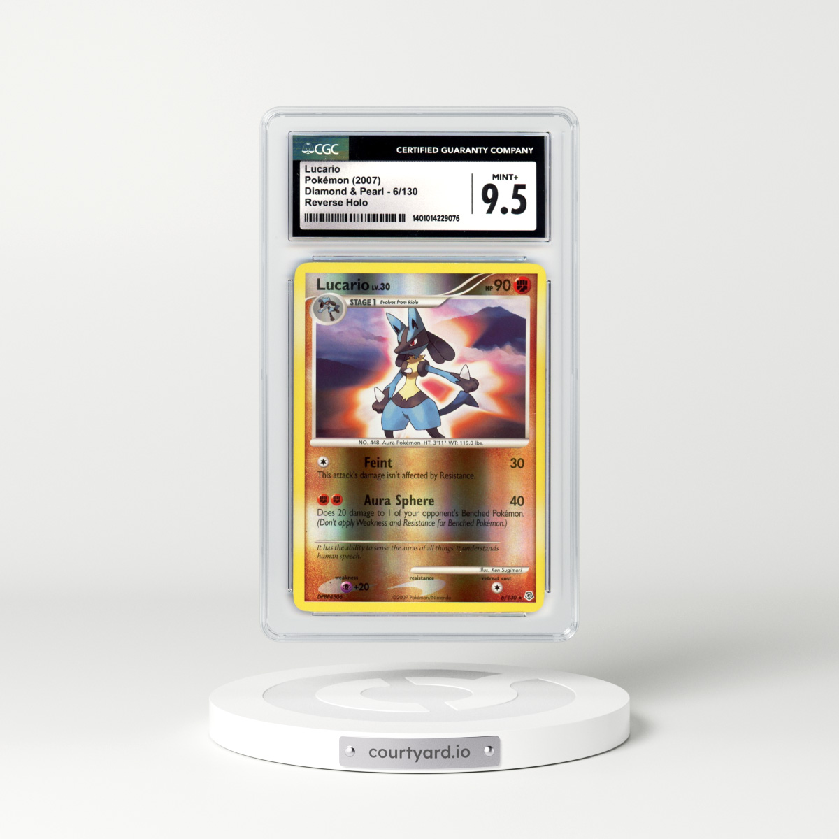 2007 Diamond & Pearl #6 Lucario - Holo (CGC 9.5 MINT+)