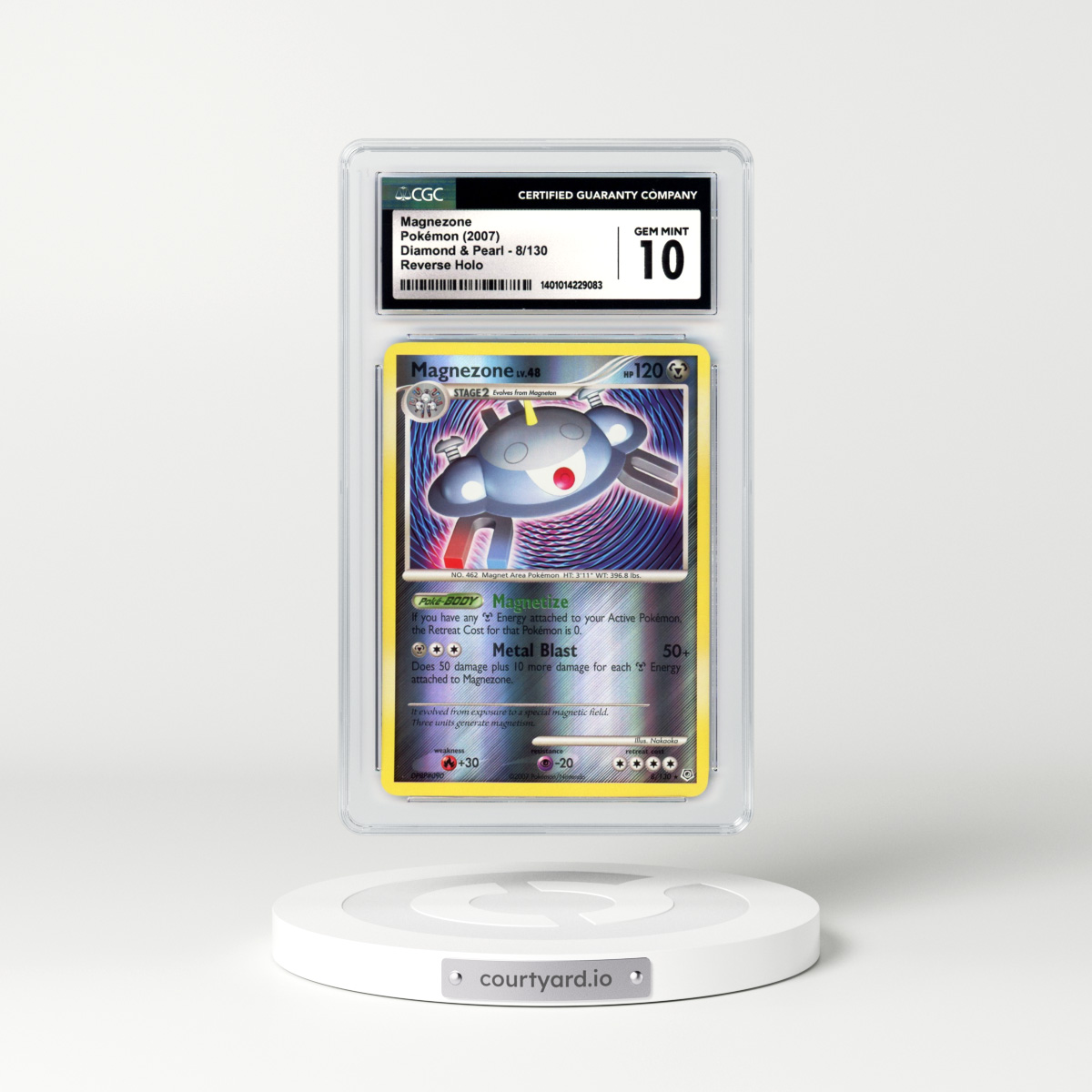 2007 Diamond & Pearl #8 Magnezone - Holo (CGC 10 GEM MINT)