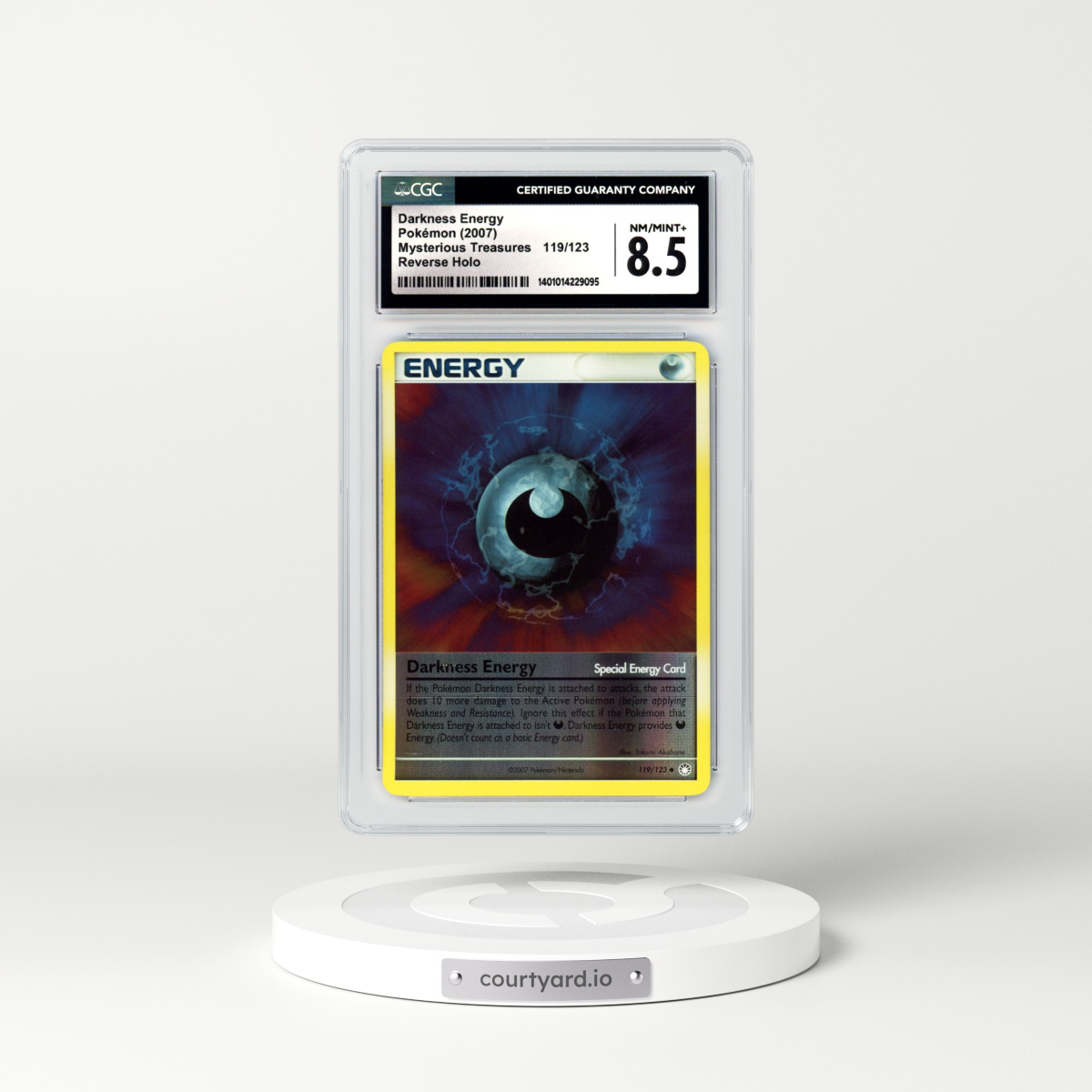 2007 Mysterious Treasures #119 Darkness Energy - Holo (CGC 8.5 NM-MT+)