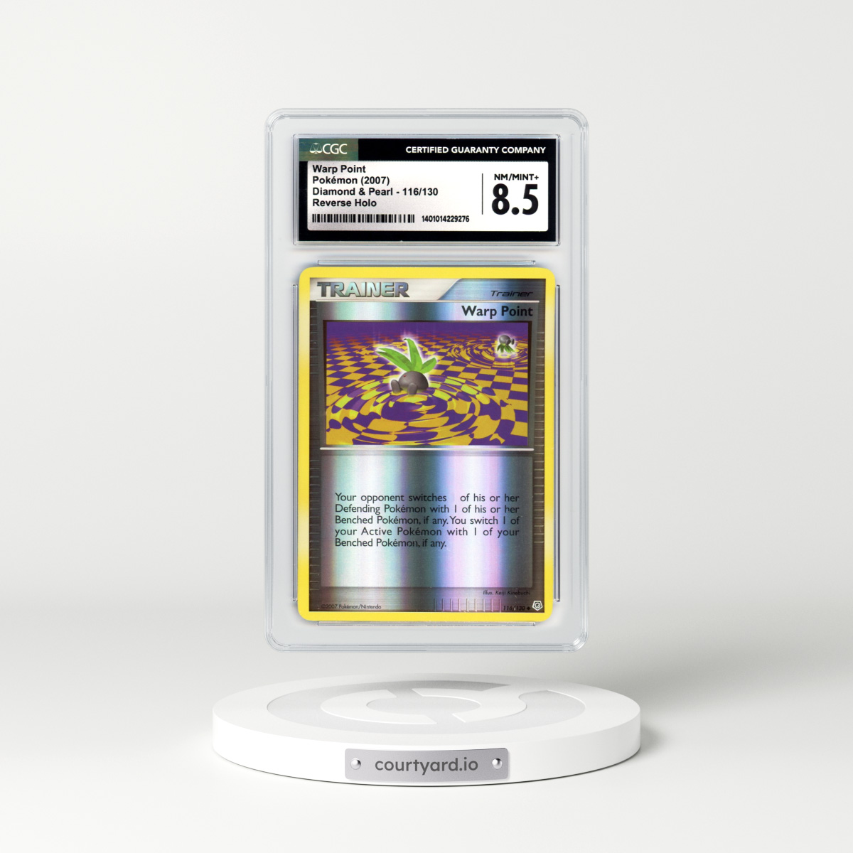 2007 Diamond & Pearl #116 Warp Point - Holo (CGC 8.5 NM-MT+)