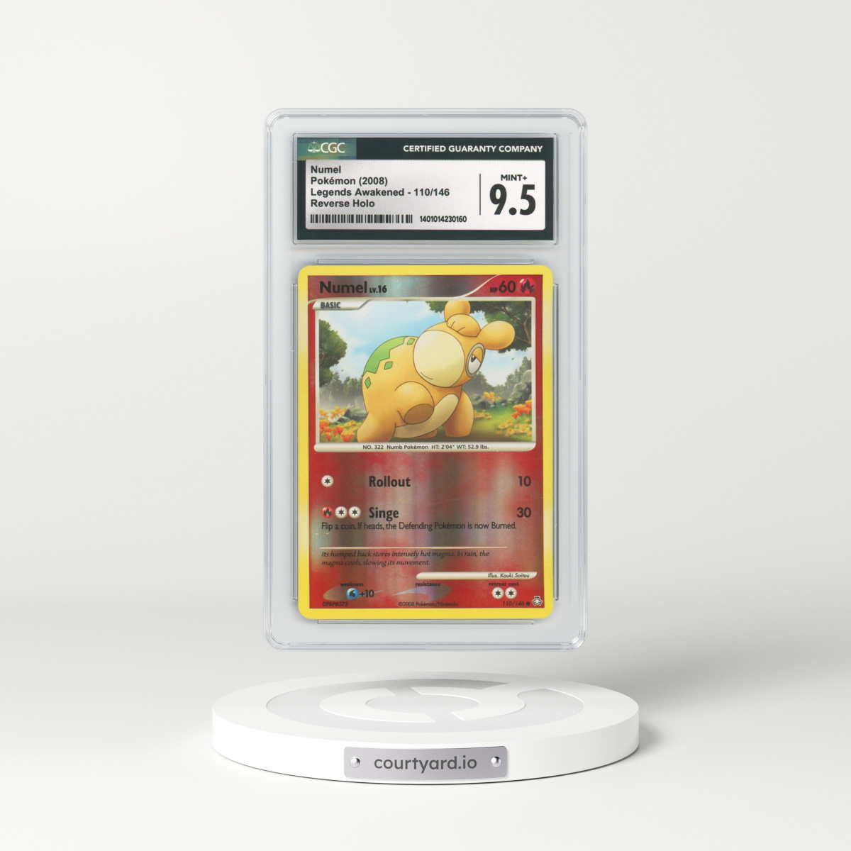 2008 Legends Awakened #110 Numel - Holo (CGC 9.5 MINT+)