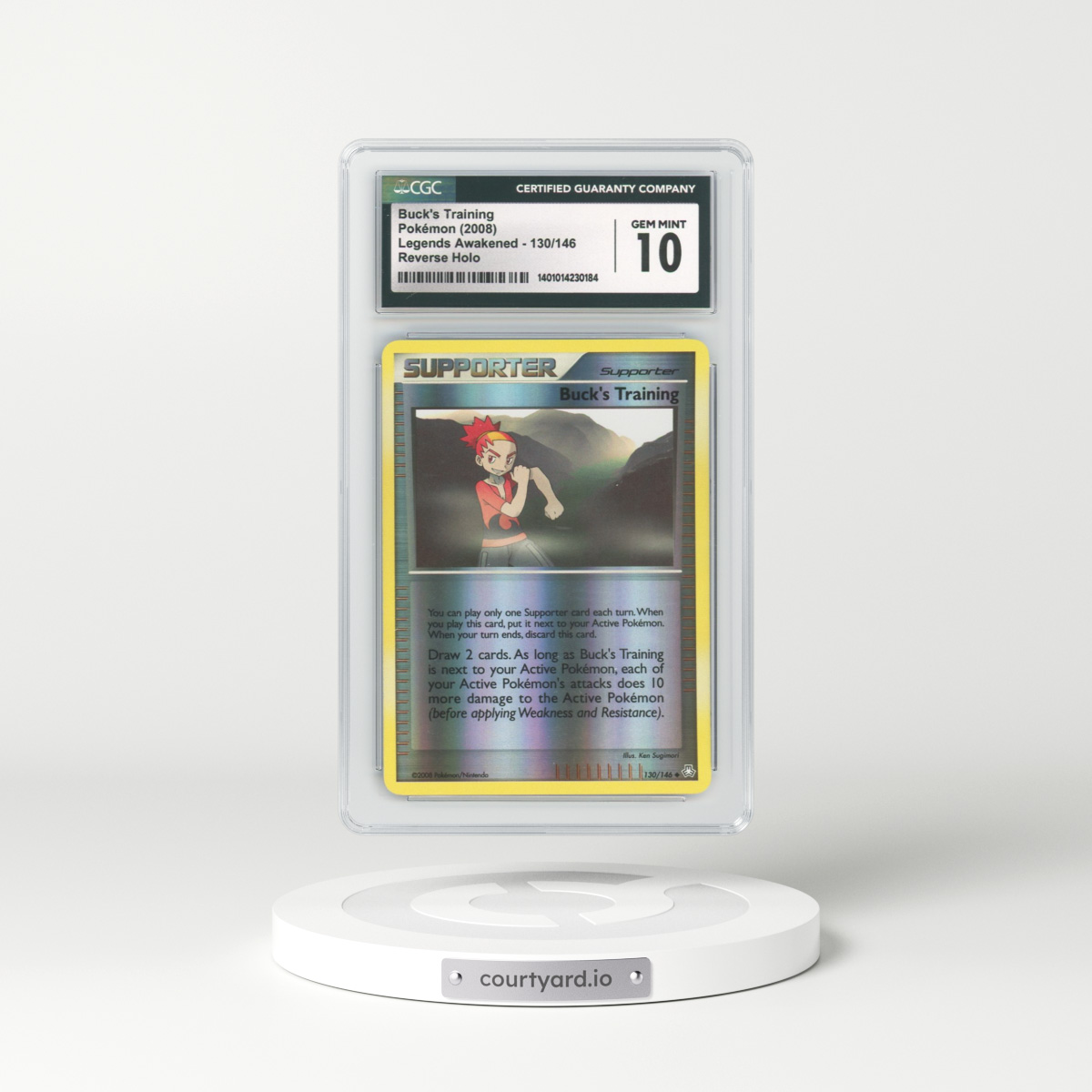 2008 Legends Awakened #130 Buck's Training - Holo (CGC 10 GEM MINT)