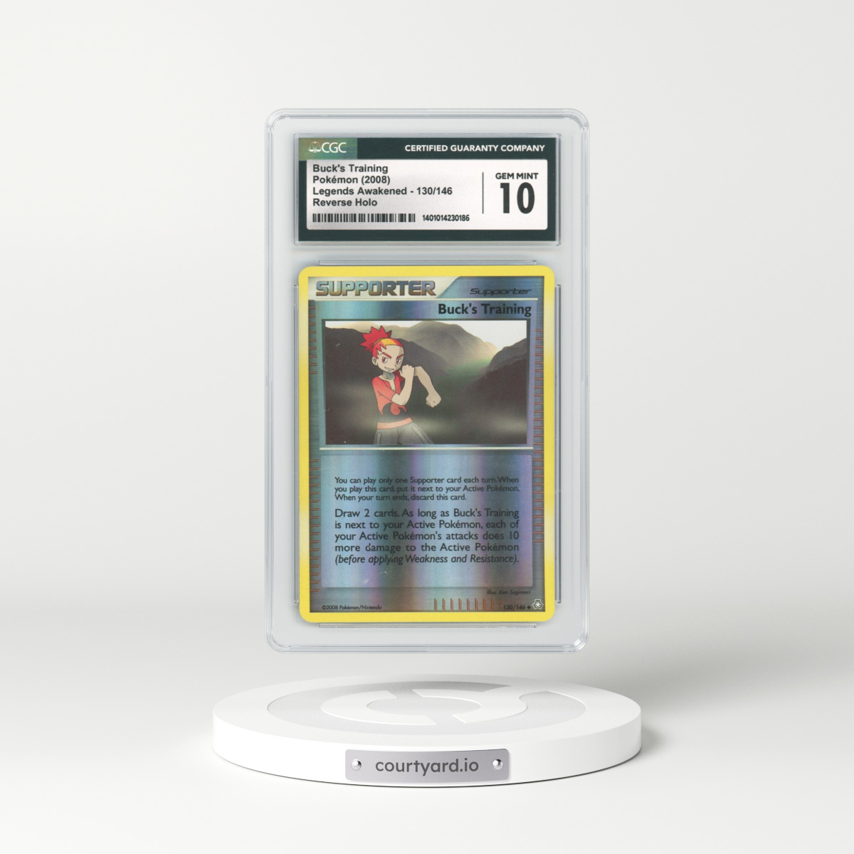 2008 Legends Awakened #130 Buck's Training - Holo (CGC 10 GEM MINT)