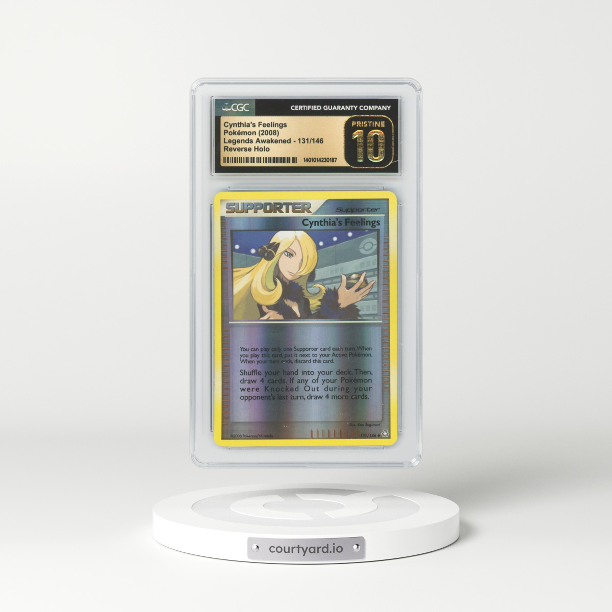 2008 Legends Awakened #131 Cynthia's Feelings - Holo (CGC 10 PRISTINE)
