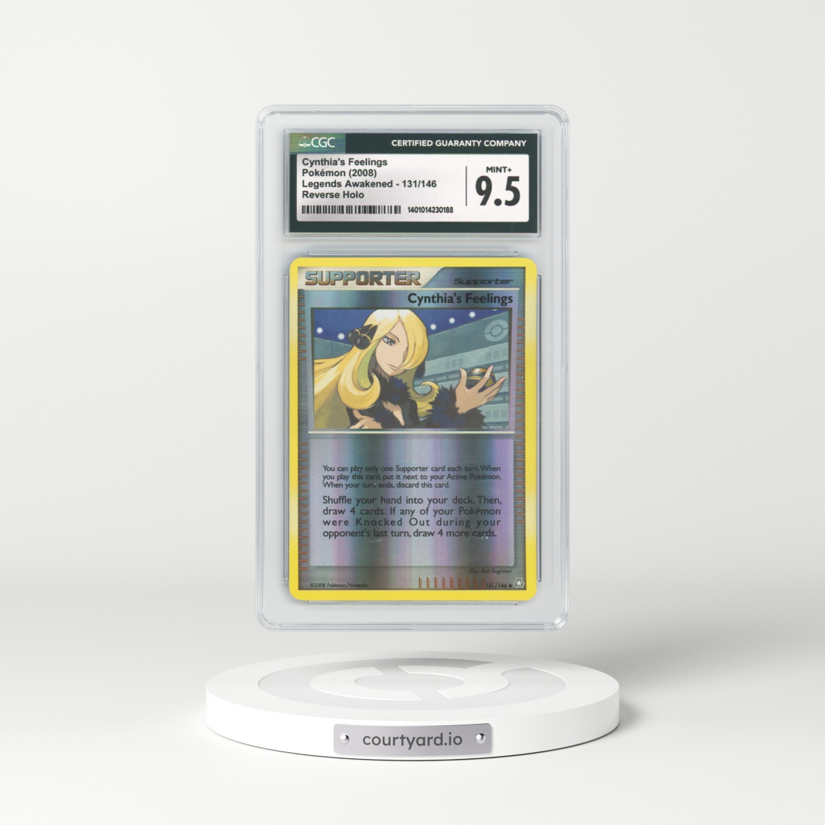 2008 Legends Awakened #131 Cynthia's Feelings - Holo (CGC 9.5 MINT+)