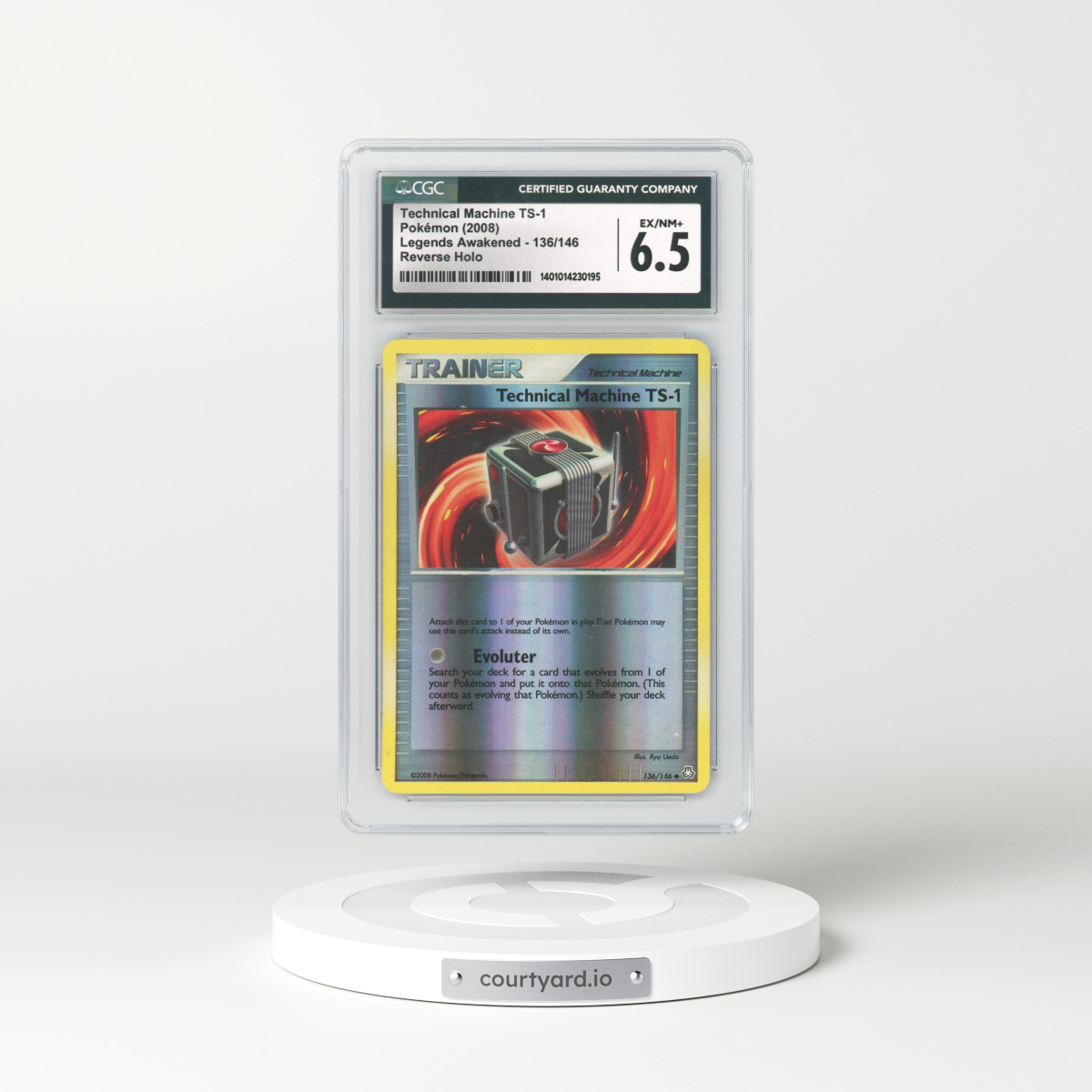 2008 Legends Awakened #136 Technical Machine TS-1 - Holo (CGC 6.5 EX-NM+)