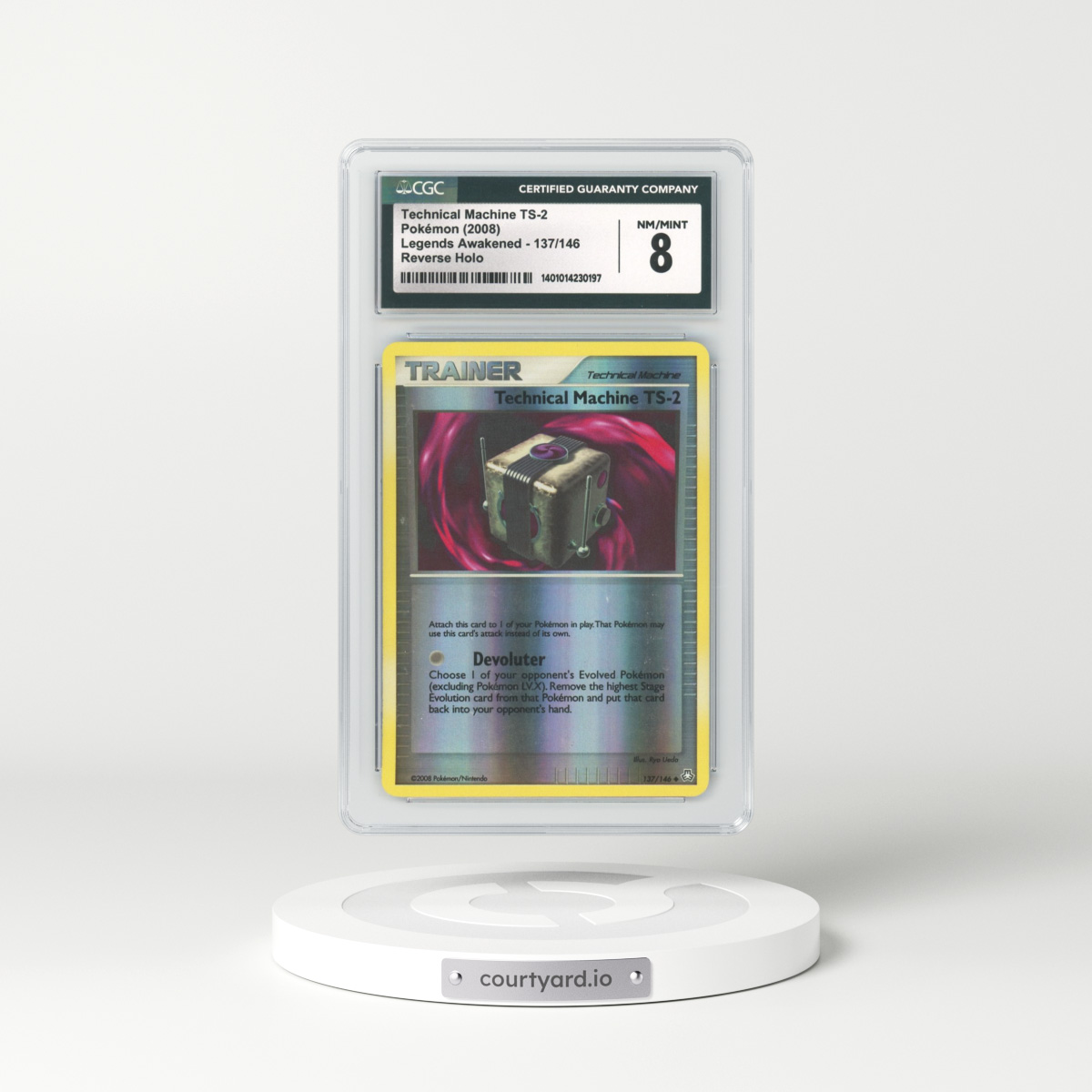 2008 Legends Awakened #137 Technical Machine TS-2 - Holo (CGC 8 NM-MT)