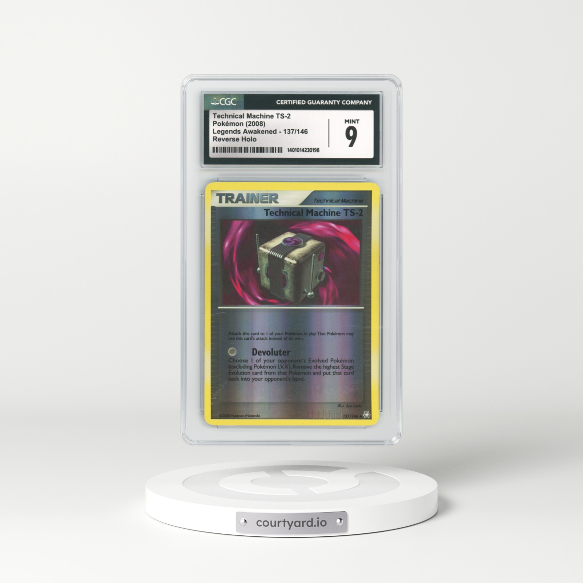 2008 Legends Awakened #137 Technical Machine TS-2 - Holo (CGC 9 MINT)