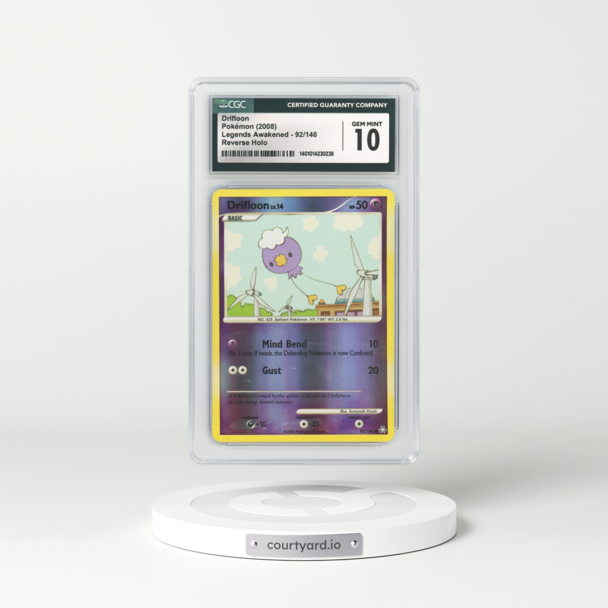 2008 Legends Awakened #92 Drifloon - Holo (CGC 10 GEM MINT)