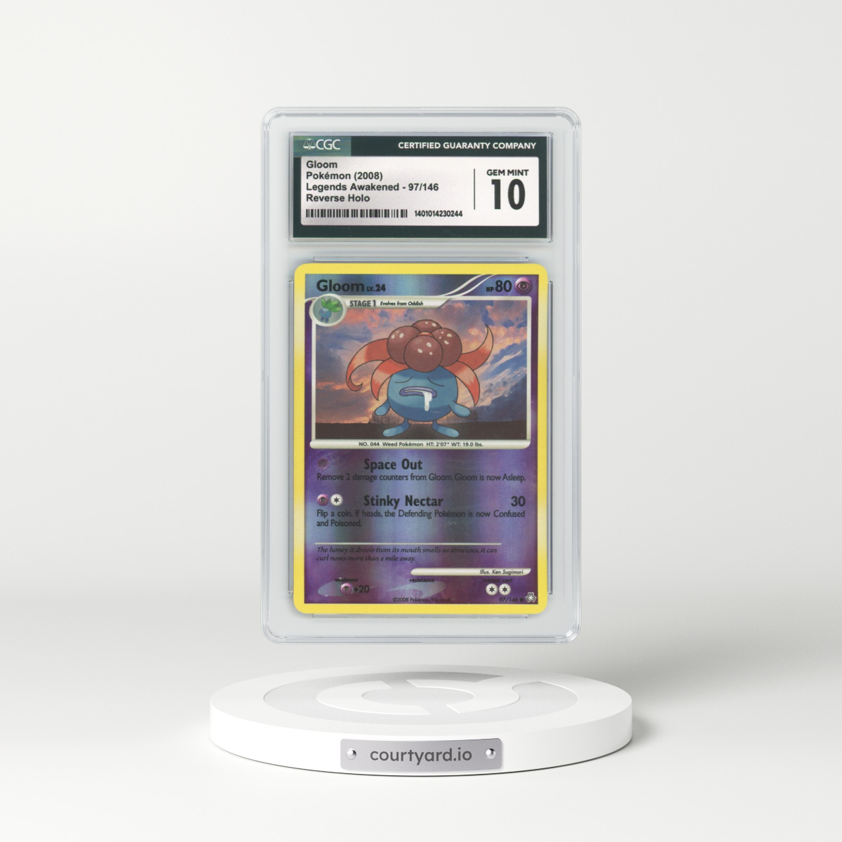 2008 Legends Awakened #97 Gloom - Holo (CGC 10 GEM MINT)