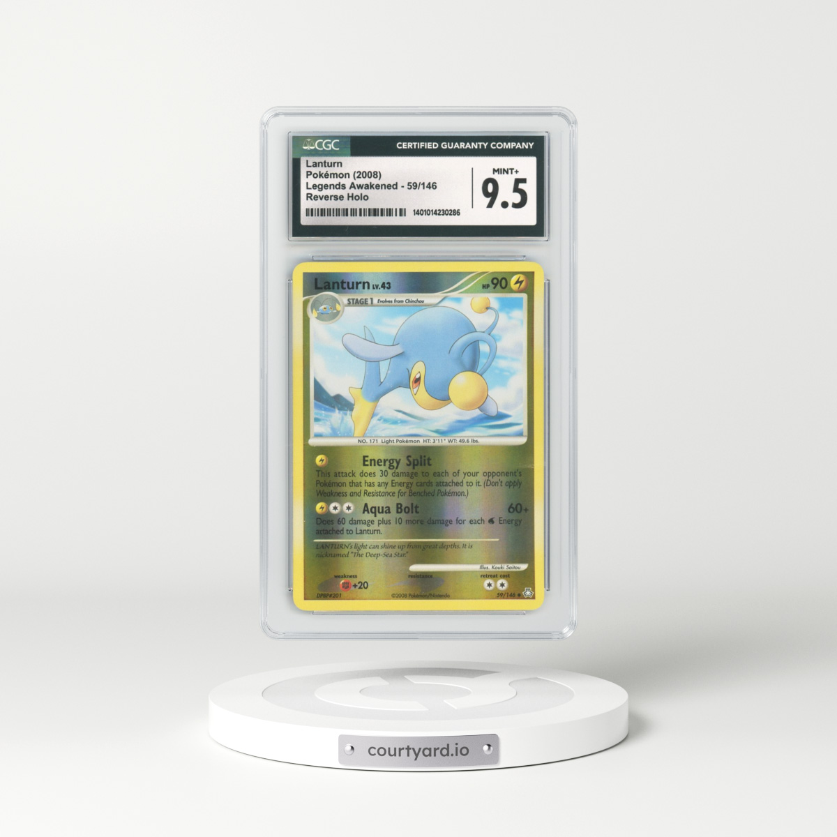 2008 Legends Awakened #59 Lanturn - Holo (CGC 9.5 MINT+)