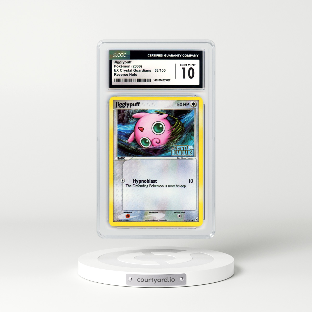 2006 EX Crystal Guardians #53 Jigglypuff - Holo (CGC 10 GEM MINT)